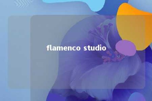 flamenco studio 