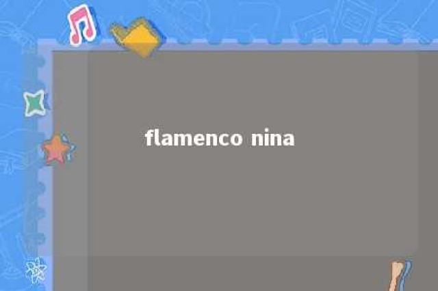 flamenco nina 