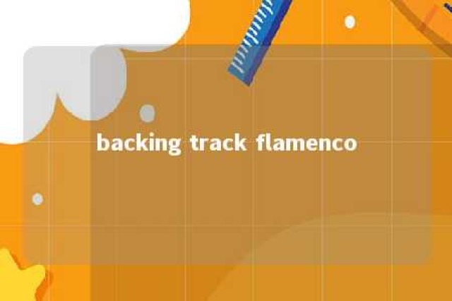 backing track flamenco 