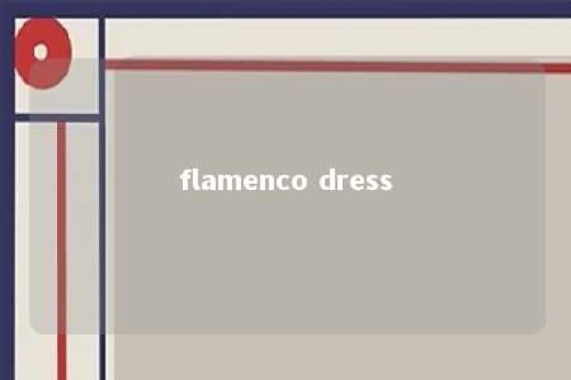 flamenco dress 