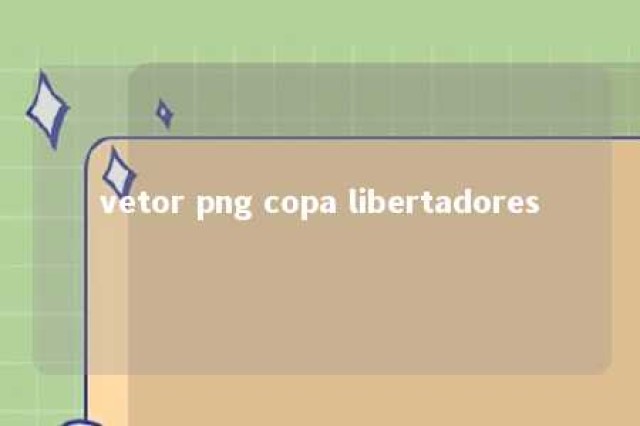 vetor png copa libertadores 