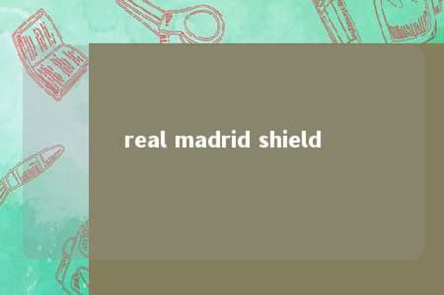 real madrid shield 